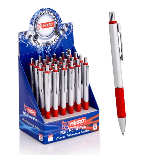 420-24 standlı metal tükenmez kalem, 420t,standlı metal tükenmez kalem