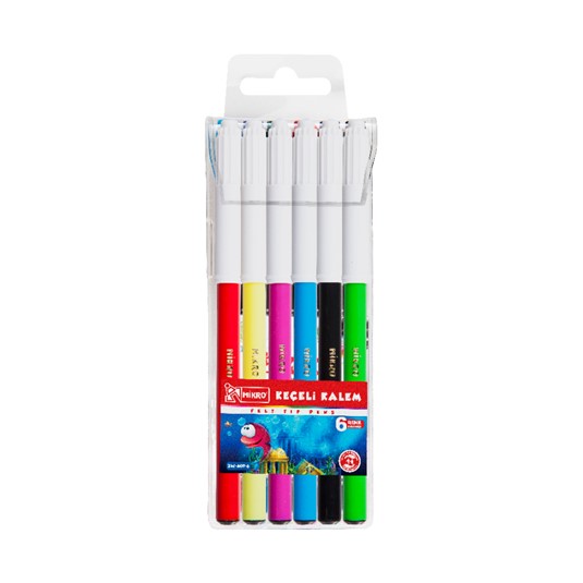 mikro zw-607 keçeli kalem 6 renk, zw-607,keçeli kalem