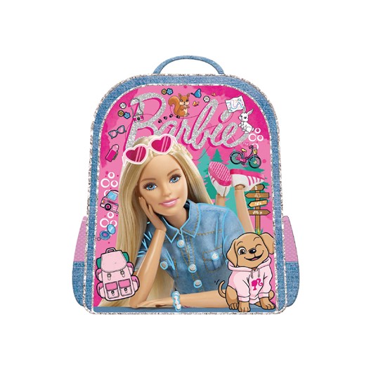 41247 barbıe ilkokul çantası due  campıng, otto-41247,barbie,lisans,ilkokul çantası