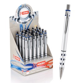 mikro 350-24 standlı metal tükenmez kalem, 350t,mikro,standlı metal tükenmez kalem